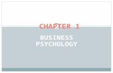 Introduction of business psychology
