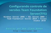 Configurando controle de versões Team Foundation Server(TFS)