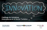 Catálogo de iniciativas innovadoras en el sector turístico.