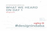 Design Indaba 2014 Day 1 Quotes from @OgilvySA #designindaba #quotes