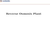Reverse osmosis project
