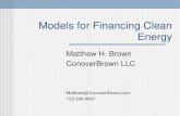 Financing Policy Webinar with Congressman Israel and Matthew Brown - Matthew Brown