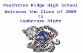 Peachtree Ridge High School Welcomes the Class of 2009