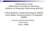 IE MIP Fiscal Admin Training Attendee ETR Version6-26-08
