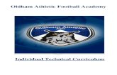 Oafc academy individual coaching programme and technical curiculum by simon cooper