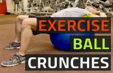 Exercise Ball Crunch - Train Abs Without Back Pain
