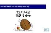 Visualize Where You Are Going: Think Big