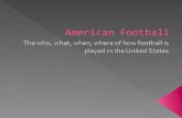 Basics of American Football