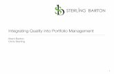 Boeing Webinar - Integrating Quality in Portfolio Management -  oct 2010