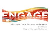 Engage 2013 - Flexible Data Access with APIs
