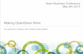 OpenStack - an authentic critique