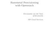 LCA 2013 - Baremetal Provisioning with Openstack