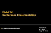 WebRTC Conference Prototype Implementation