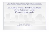 California Enterprise Architecture Framework