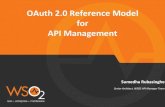 OAuth based reference architecture for API Management