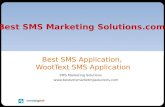 Woot text sms marketing application