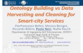 Ontology Building vs Data Harvesting and Cleaning for Smart-city Services