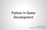 Денис Ковалев «Python в игровой индустрии»