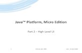 Java™ Platform, Micro Edition