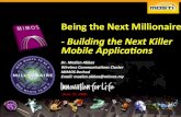 Being the Next Millionaire - Building the Next Killer Mobile Applications
