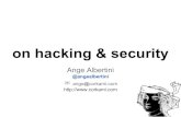 On hacking & security