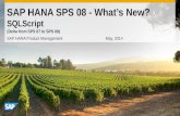 SAP HANA SPS08 SQLScript
