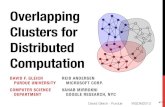 Overlapping clusters for distributed computation
