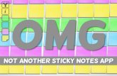 OMG not another sticky notes app