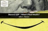 Beyond GDP - What is Real Wealth?
