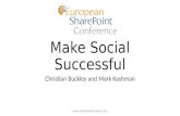 #ESPC14 Keynote -- Make Social Successful