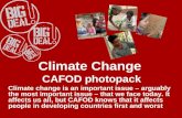 CAFOD working on Climate Change