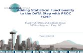 Adding Statistical Functionality to the DATA Step with PROC FCMP