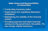 Central bank  duties