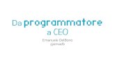 Da programmatore a CEO