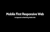 Mobile first responsive web design
