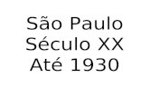 São Paulo até 1930
