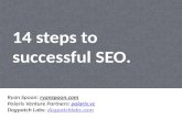 14 Steps to Successful SEO