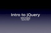 Startup Institute Intro to jQuery (July 28, 2014)