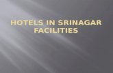 Hotels in srinagar facilities