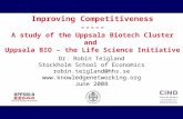 Improving Regional Competitiveness: The Vinnväxt Program and Uppsala BIO – the Life Science Initiative