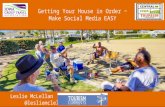 Getting your house in order - Social Media Presentation for Central Iowa Tourism Region