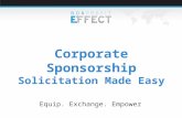 Vivanista Fundraising Summit: Corporate Sponsorship Solicitation Made Easy with Brady Hahn