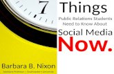7 Things PR Students Need to Know About Social Media NOW