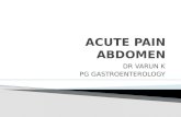 Acute pain abdomen