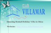 Amazing Rental Holiday Villa in Ibiza