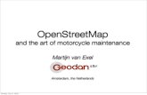 OpenStreetMap and the Art of Motorcycle Maintenance