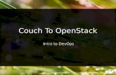 Couch to OpenStack: Intro to DevOps & Puppet - October 1, 2013