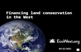 Financing land conservation in the West