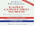 Ntc's dictionary of easily confused words(sari k.)