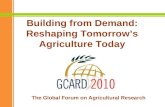 Building from Demand: Reshaping Tomorrow’s Agriculture Today